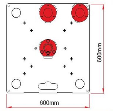 3 Position Doughty Tank Traps supplied with a 50mm Receiver. Award-winning boom base. Supplied by MTN Shop EU