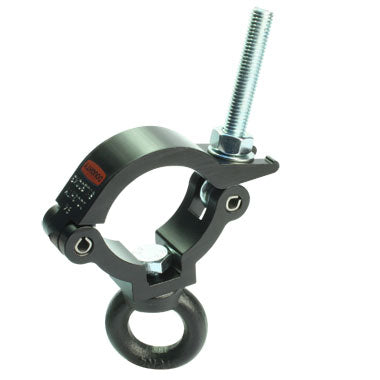 Pince à œil : pince de suspension Slimline 60 mm noire.