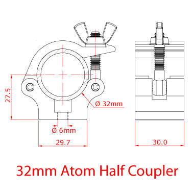 Spécifications de la pince à crochet Atom Doughty de 32 mm - imagen 3