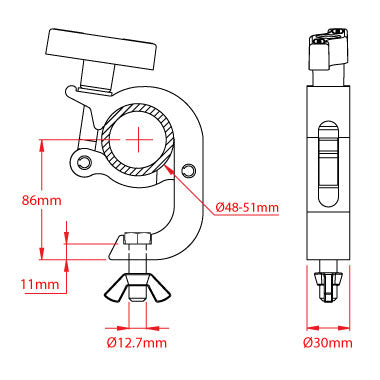Doughty Trigger Hook Clamp. Supplied by MTN Shop EU - imagen 4