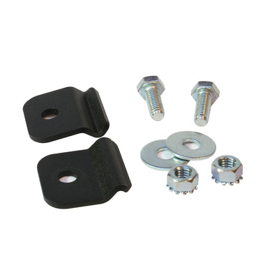 Doughty Studio Rail - 40 mm, 100 mm en 114 mm klemmen – Geleverd met bevestigingsmiddelen, een paar railklemmen ontworpen om te werken met het assortiment gleufmuurbeugels. Kan de rail rechtstreeks op een stevige ondergrond klemmen. – Nu verkrijgbaar bij MTN Shop EU.