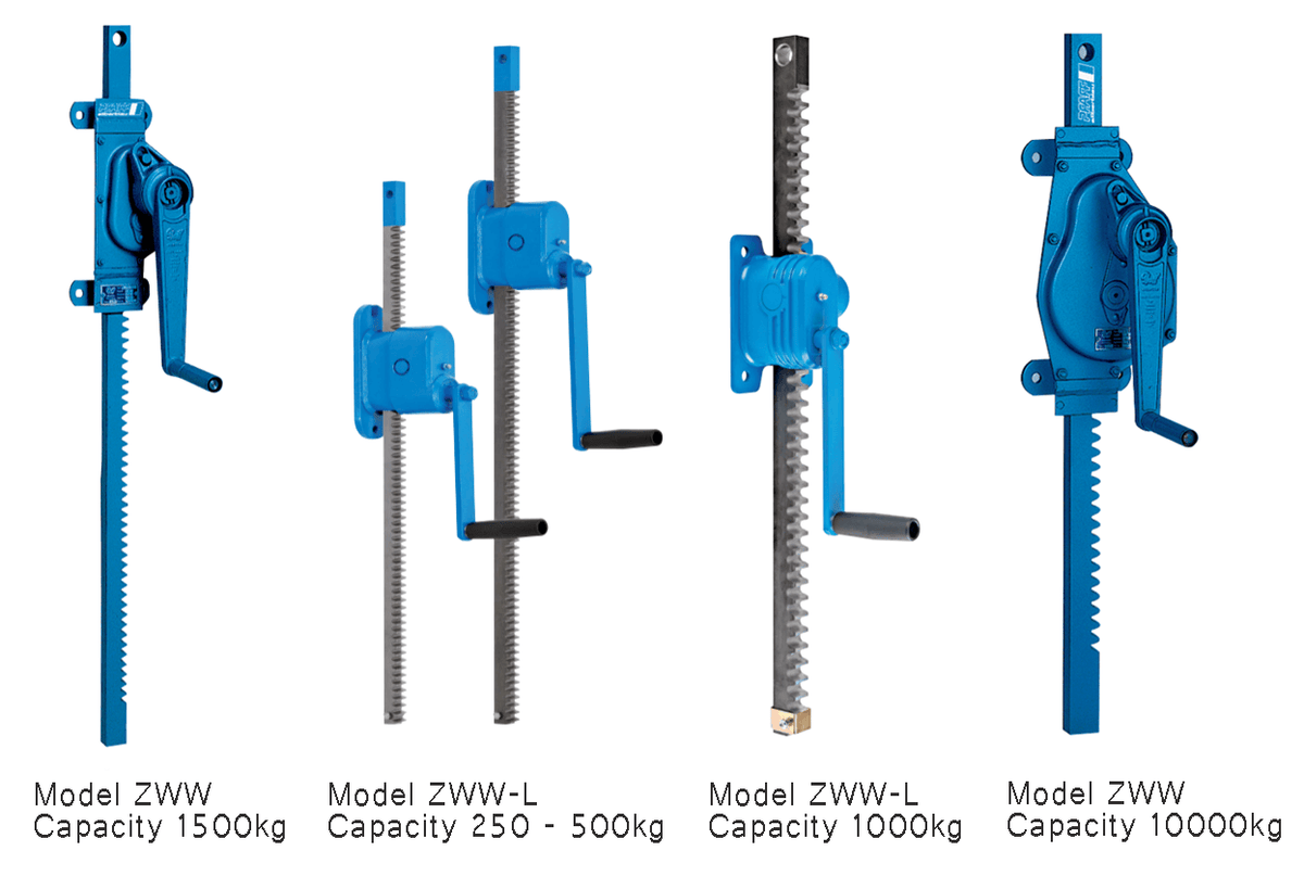 Wall-Mounted Rack and Pinion Jacks - Various Type - imagen 2
