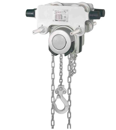 Yalelift 360 Trolley Hoist ITP Stainless Steel 500-1500KG– Yalelift 360 ITP is integrated with manual trolley. Ideal for applications with low ceiling and limited headroom. Fast Delivery. International S/H. – Now available at MTN Shop EU.