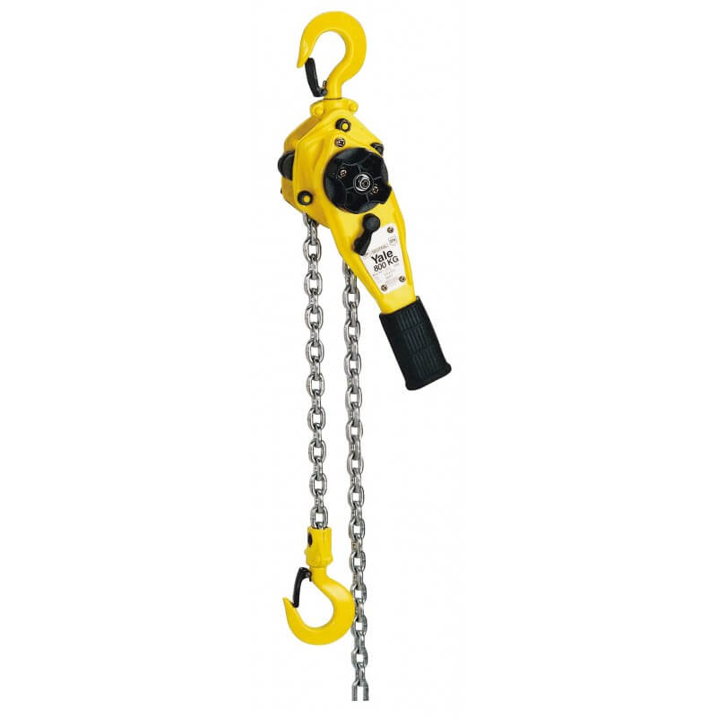 Yale rateltakel (model PT). Capaciteit: 800kg-6300kg. Geleverd door MTN Shop EU