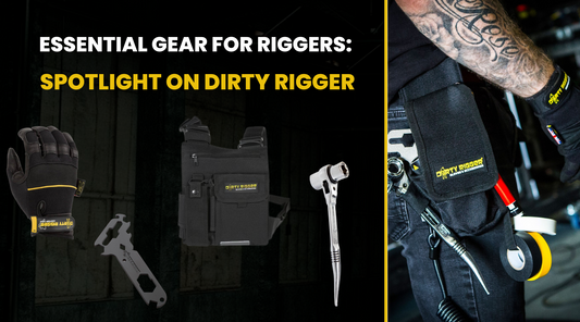 Essential Gear for Riggers in 2024: Spotlight on Dirty Rigger - You can find the article on MTN Shop EU.