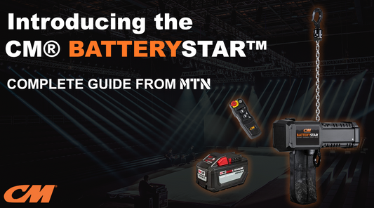 MTN's Complete Guide to the CM® BatteryStar™: Battery Powered Chain Hoist - You can find the article on MTN Shop EU.