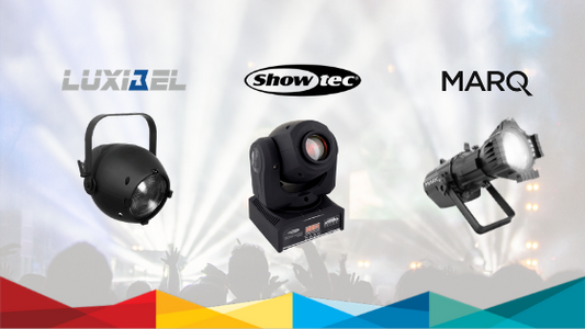 Introducing Luxibel, Showtec & MARQ to MTN SHOP - You can find the article on MTN Shop EU.