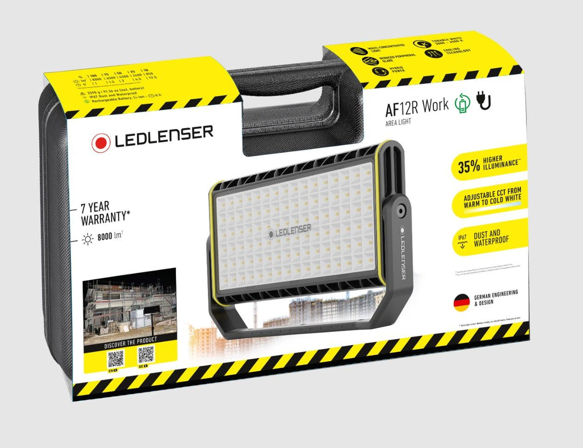 Foco reflector de área recargable LEDLENSER AF12R WORK - imagen 11