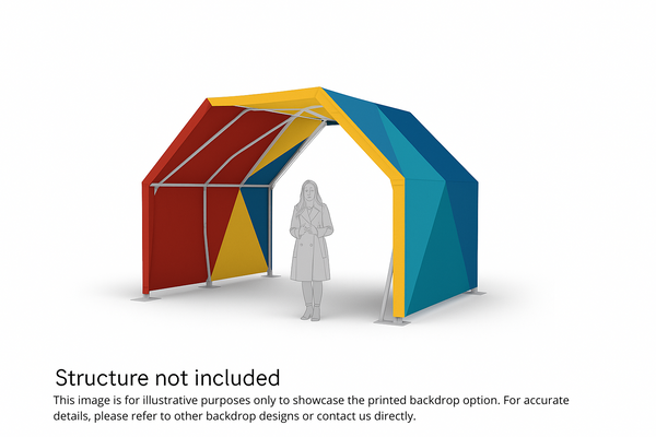 Konligo 3D rendering of Arko470 printed outside membrane with human scale reference, now available on MTN SHOP US.
