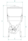 Boscaro Geared concrete column skip– – Now available at MTN Shop EU.