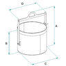 Boscaro Circular muck skip– – Now available at MTN Shop EU.