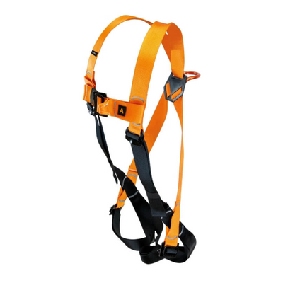 Neofeu Harnais NUS55: El Neofeu Harnais NUS55 es un arnés de cuerpo completo que cuenta con 2 puntos de fijación para detención de caídas: 1 bucle frontal y 1 anillo en D grande de aluminio trasero. Fácil de ajustar y equipado con 2 indicadores de caída. Probado hasta 140 kg. Cumple con la norma EN 361: 2002. Envíos internacionales. Compra ahora. – Ya disponible en MTN Shop EU.
