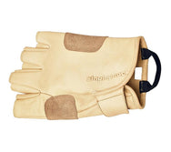 SINGING ROCK - leather gloves without fingertips GRIPPY 3/4