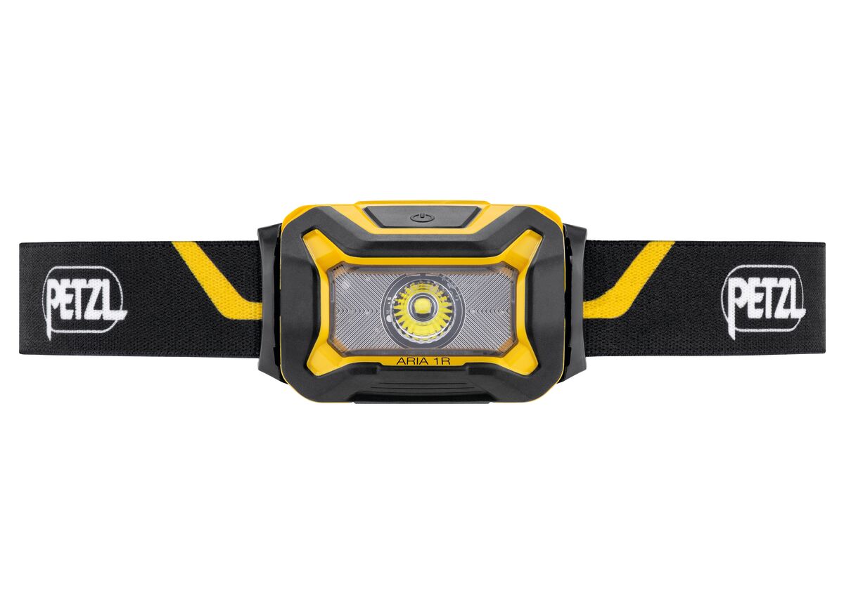 Petzl ARIA® 1R Professional Rechargeable Headlamp, black and yellow, 475 lumens - imagen 2