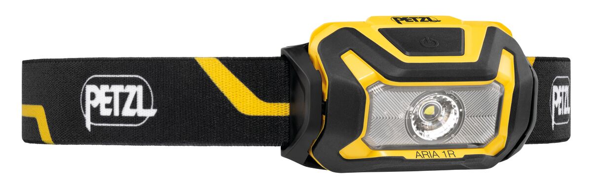 Petzl ARIA® 1R Professional Rechargeable Headlamp, black and yellow, 475 lumens - imagen 3