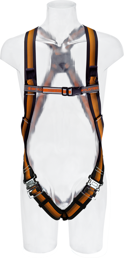 Skylotec CS 2 CLICK with chest loops and click buckles on the legs
