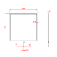 Doughty Flat Flag Frames/Gel Frames (Aluminum) - imagen 3
