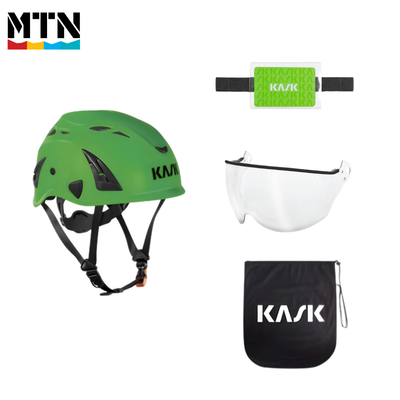 KASK SuperPlasma AQ Helmet - MTN Starter Kit – Green / Transparent