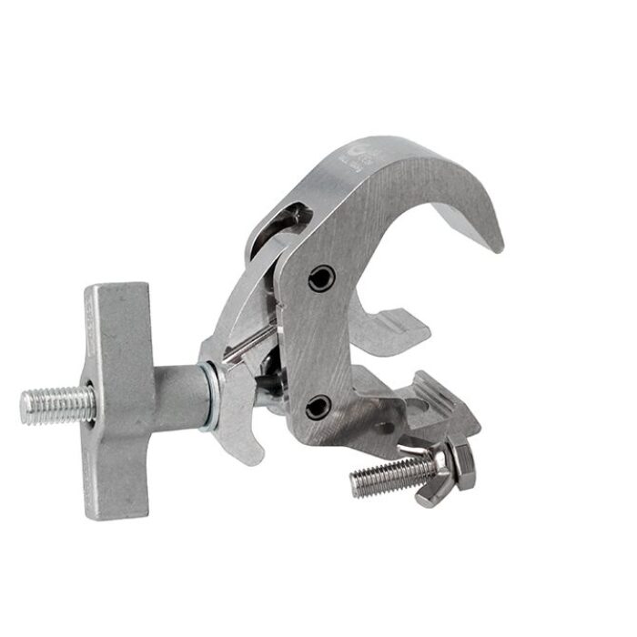 Doughty All Weather Slimline Quick Trigger Hook Clamp - Heavy-duty steel pipe clamp with adjustable bolts. - imagen 2