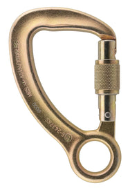 Aliens steel carabiner CAPTIVE EYE screwlock