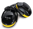 Kask SC2 Helmet Attachment Ear Defenders Yellow – High-frequency noise protection ear defenders with telescopic size adjustment, designed for medium to high noise environments. Compatible with Zenith helmets (no adapter needed) and Plasma helmets (requires KAWAC00003 bayonet adapter). EN352 compliant.