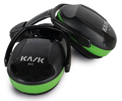 KASK Sc1 Hjälmfäste Öronskydd Grön– – Nu tillgänglig på MTN Shop EU.