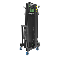 Kuzar K-60 line array lift folded for transport on its swivel castors - imagen 2