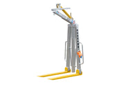 Boscaro Galvanized manual balancing pallet fork with adjustable pins– – Now available at MTN Shop EU.