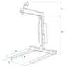 Boscaro Galvanized telescopic automatic balance pallet fork– – Now available at MTN Shop EU.