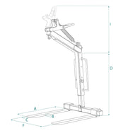 Boscaro Self levelling crane fork with telescopic height– – Now available at MTN Shop EU. - imagen 2