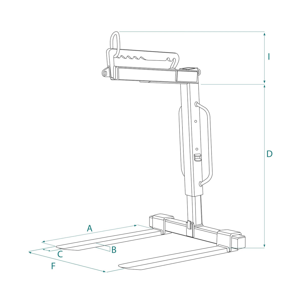 Boscaro Handbalanceerkraanvork telescopisch in hoogte– – Nu verkrijgbaar bij MTN Shop EU. - imagen 2