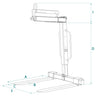 Boscaro Galvanized manual balancing crane fork telescopic in height– – Now available at MTN Shop EU.