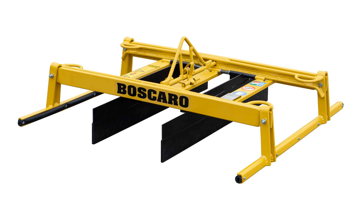 Boscaro Klem voor het hijsen van 1, 2 of 3 rijen dakpannen, voorzien van een gespecialiseerd grijpmechanisme, contactoppervlakken met zachte coating en naleving van de veiligheidsnormen in de industrie." - imagen 3