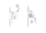 The ASAP LOCK trails freely, following the user as they move along the rope without the need for manual operation. - imagen 5