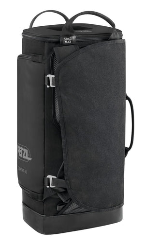 Expert 40: Pack for organizing equipment, opens partially with side panel 40 liters