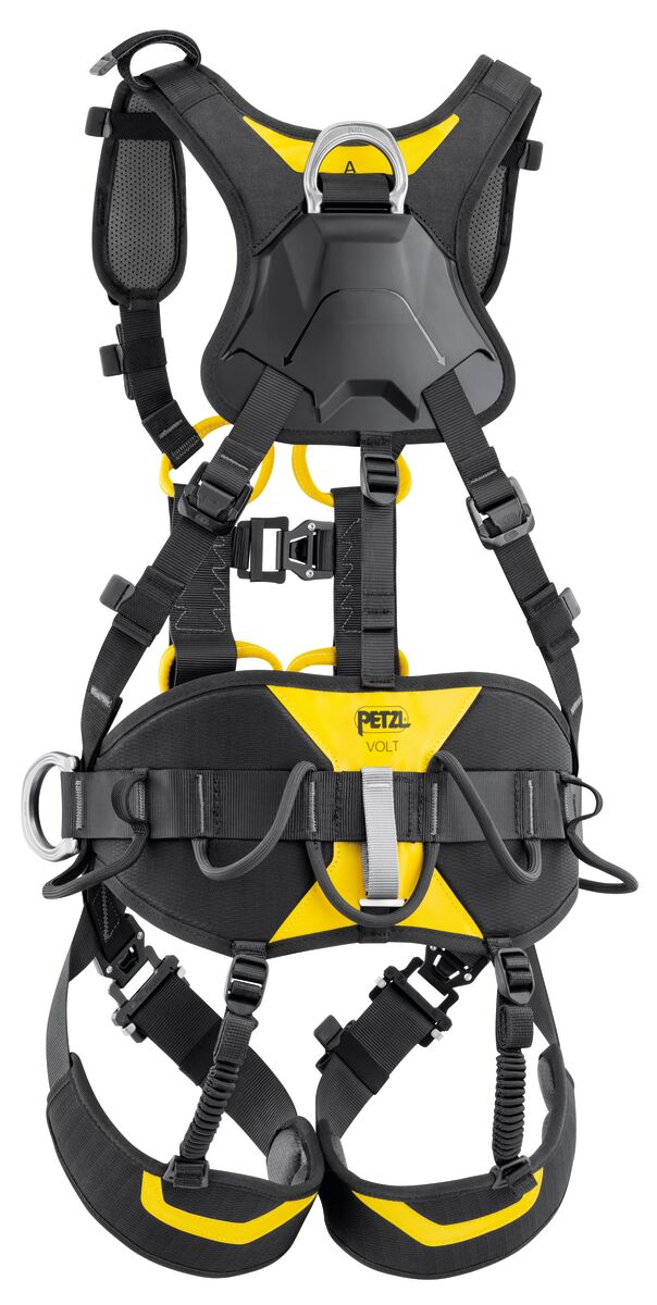 VOLT European Version (back): Comfortable fall-arrest and work positioning harness with attachment point for progression along a vertical rail or cable-based fall protection system with 5 attachment points - imagen 2