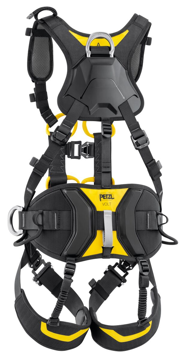 VOLT WIND European Version (back): Comfortable fall-arrest and work positioning harness for wind turbine technicians with attachment point for progression along a vertical rail or cable-based fall protection system with 5 attachment points - imagen 2