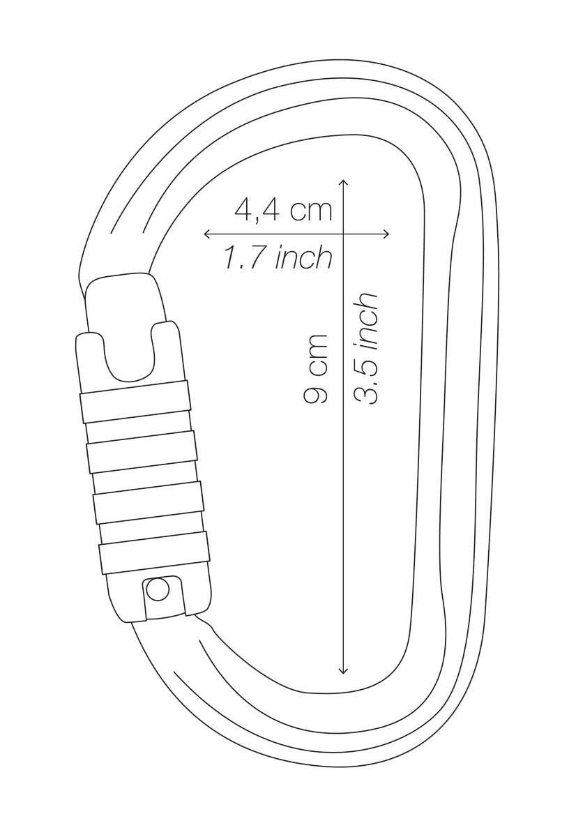 Petzl Am'D karabijnhaak (pak van 10) - imagen 8
