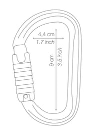 Petzl Am'D karabijnhaak (pak van 10) - imagen 8