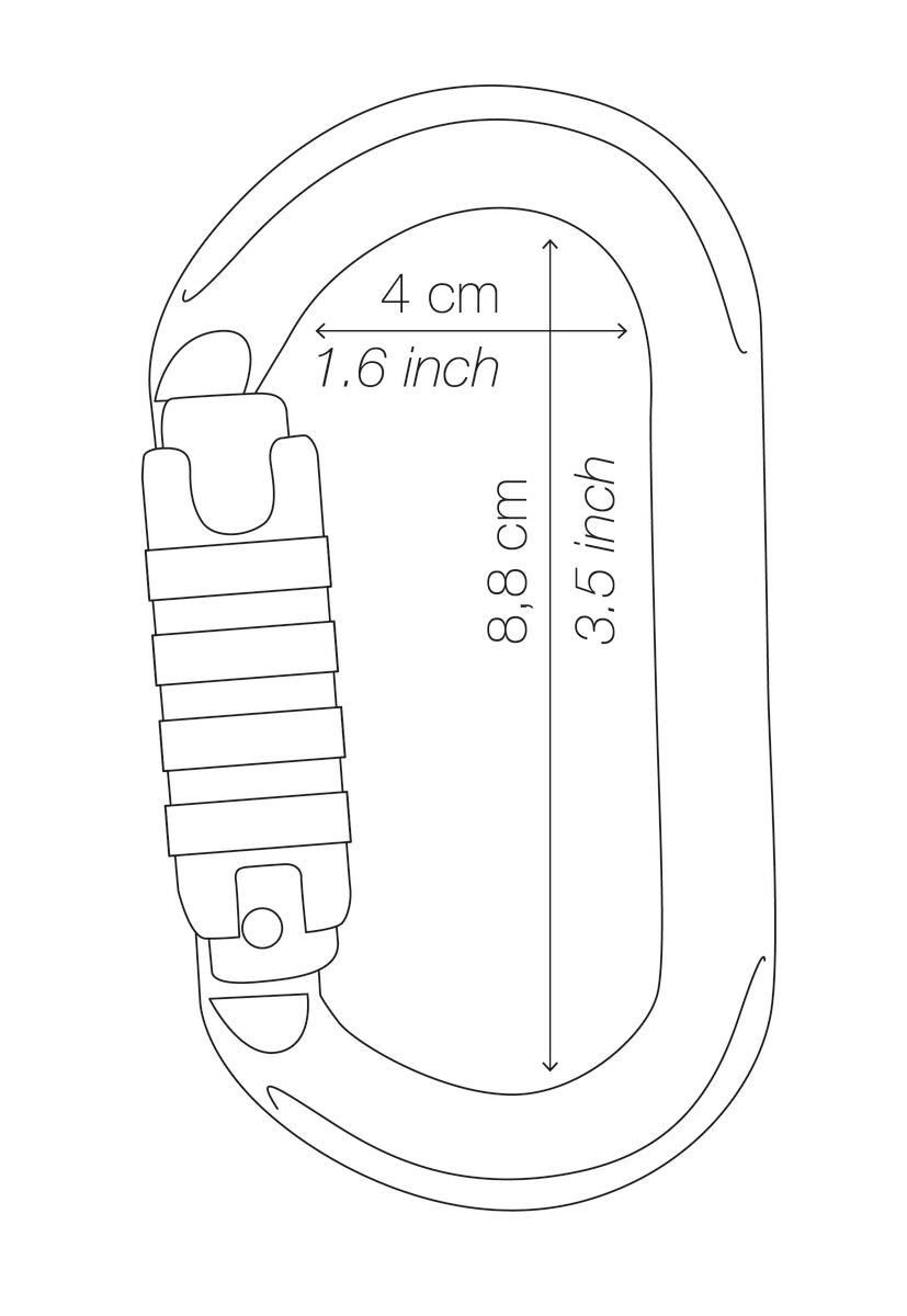 Petzl OK-karabijnhaak (pak van 10) - imagen 7