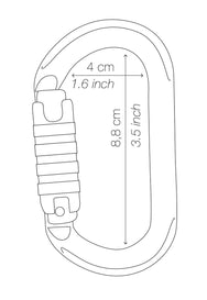 Petzl OK-karabijnhaak (pak van 10) - imagen 7