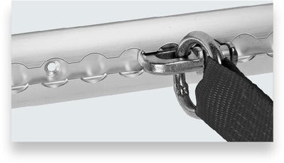 Safetex Airline Track Aluminum Half-Round Profile