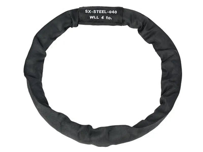 Safetex SX-STEEL Round Sling with Steel Wire Core – Gray / 1