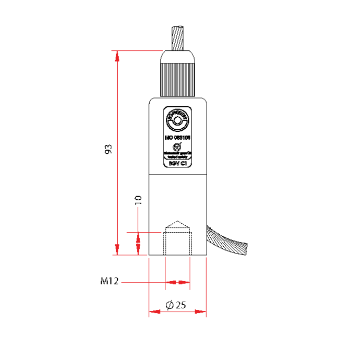 Doughty 50SV III ZW M12 Female - imagen 3