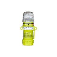 Eflare UB283 LED safety beacon, angled side view showing product label - imagen 3