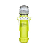 Eflare UB292 LED safety beacon, angled side view showing product label - imagen 3