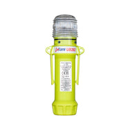 Eflare UB292 LED safety beacon, side view showing dome lens and yellow housing - imagen 2
