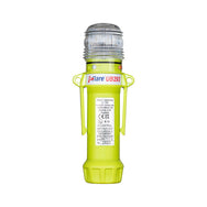 Eflare UB293 LED safety beacon, side view showing dome lens and yellow housing - imagen 2