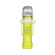 Eflare UB700 LED safety beacon, side view showing dome lens and yellow housing - imagen 2