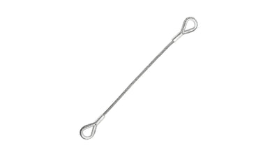 Safetex rigging ropes according to EN 13414 with 2 special thimbles